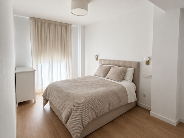 Dormitorio principal de piso en Palma