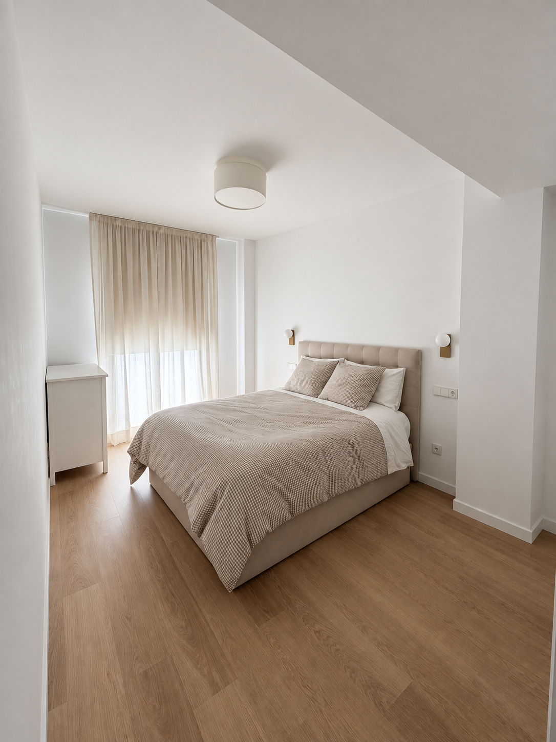 Dormitorio principal de piso en Palma